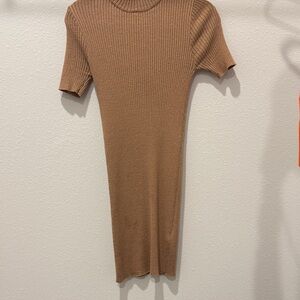 Forever 21 Tan Knit Dress